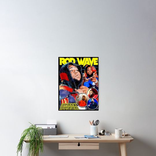 Rod Wave Poster Bedroom Decoration for Hip Hop Fans