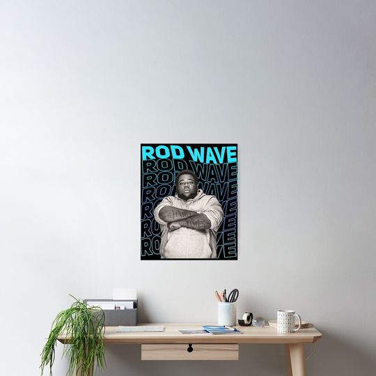 Rod Wave Poster Wall Art for Rapper Music Lovers
