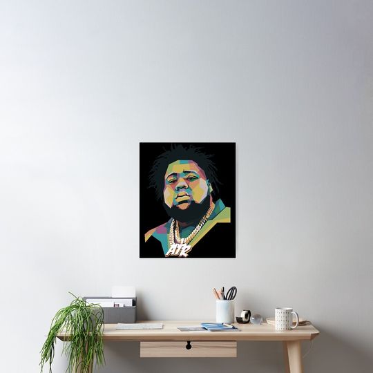 Discover Rod Wave Poster Hip Hop Music Print for Dorm Room