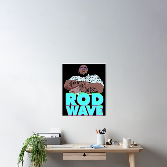 Rod Wave Poster Wall Decoration for Bedroom Spaces