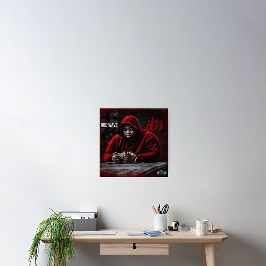 Discover Rod Wave Poster Rapper Wall Art Decoration for Home