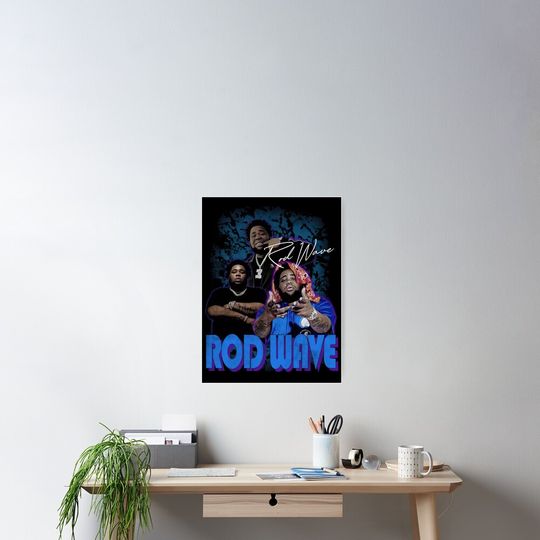 Discover Rod Wave Vintage 1990 Poster
