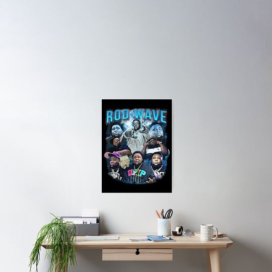 Rod Wave Poster Hip Hop Wall Art for Modern Spaces