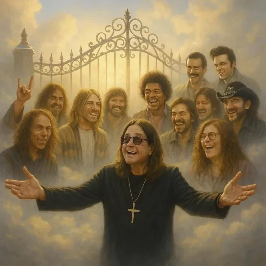 Ozzy Osbourne Rock Legends Magnet