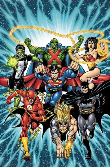 Justice League DC Refrigerator Magnet