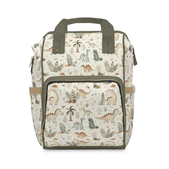 Boho Dinosaur Diaper Bag