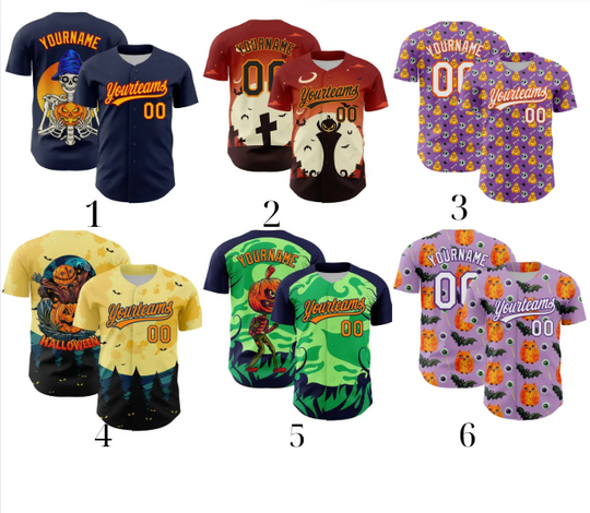 Custom Name Neon Green Bay Orange-Navy Halloween Pattern 3D