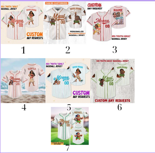 Disney Princess Moana Maui Simple Stripe Button Shirt