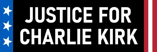 Justice for Charlie Kirk Car Magnet TPUSA Patriot RIP