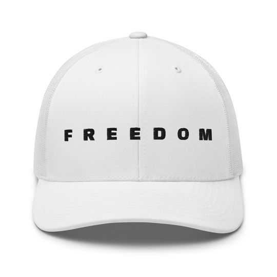 Discover Charlie Kirk FREEDOM Trucker Cap