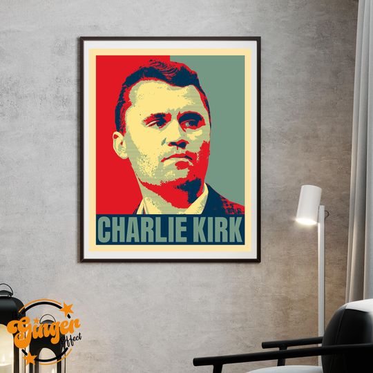 Discover Justice for Charlie Kirk Tribute True Patriot, Poster or sublimation 300dpi PNG, American Patriot, Poster, In memory