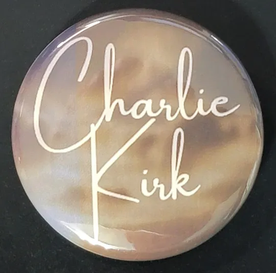 Charlie Kirk, #2 "Sunset" Pin Button