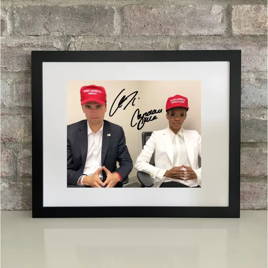 Charlie Kirk Autographed Signed Poster Print Reprint Candace