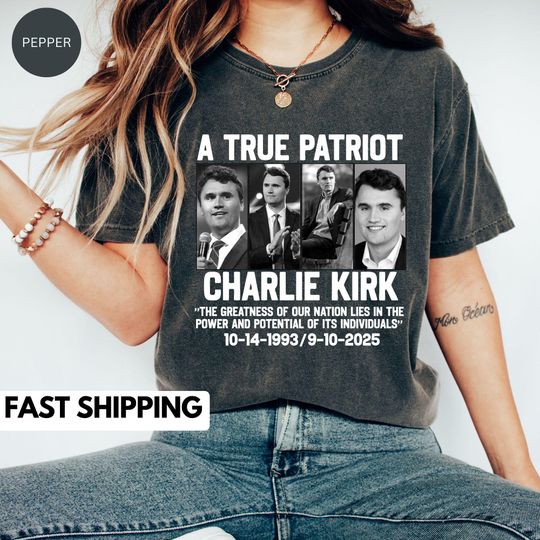 Discover Justice for Charlie Kirk Shirt, Pray for Charlie, Human Rights Tee, Activist Shirt, Charlie Kirk Shirt, Political Shirt