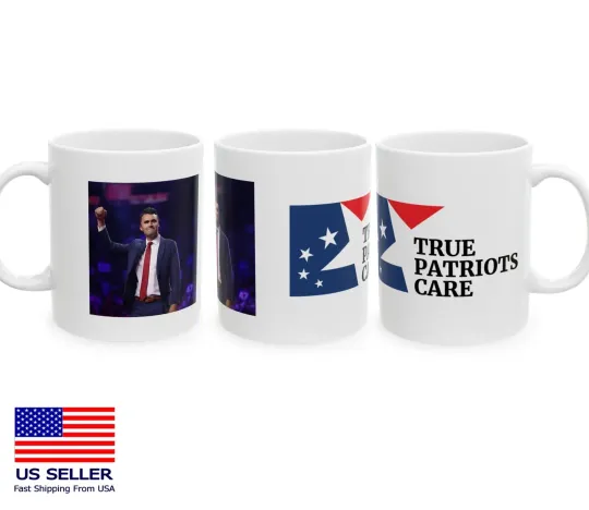 Discover Charlie Kirk Mug, Justice True patriot Coffee Mug