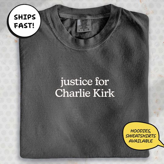 Discover Charlie Kirk Support Shirt: Patriotic Free Speech Graphic Tee, Human Rights