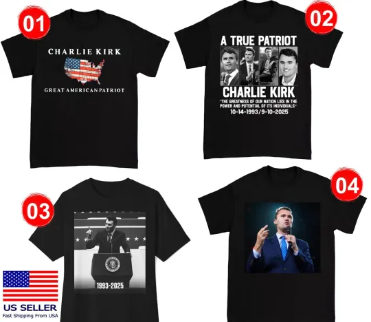 Discover Justice for Charlie Kirk T-Shirt, Prayers Up for Charlie Tee