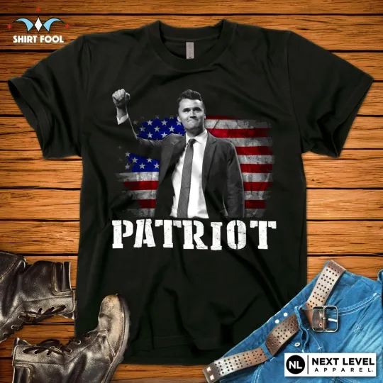 Discover CHARLIE KIRK ***PATRIOT*** T-SHIRT