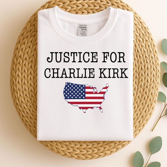 Discover Pray for Charlie Kirk Shirt, Patriotic Charlie Kirk T-Shirt, Faith-Based Unisex Tee, Justice For Charlie Kirk Shirt