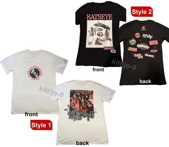 Discover Katseye Lollapalooza 2025 Double Sided T-Shirt