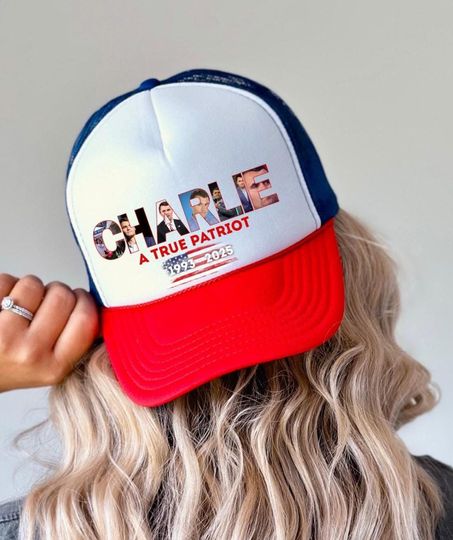 Discover Charlie Kirk A True Patriot Tribute Trucker Hat. Patriotic Baseball Hat. Prayers and Justice for Charlie Kirk.