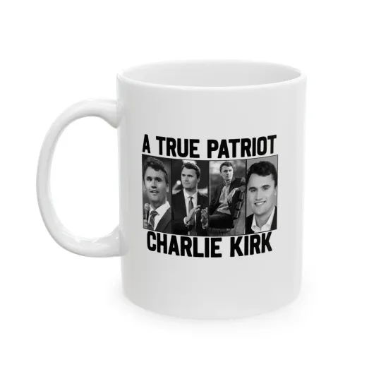 Charlie Kirk Mug, A True Patriot Memorial