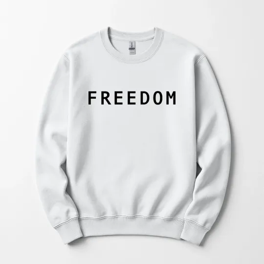 Freedom Charlie Kirk Sweatshirt Unisex Patriotic US Love America