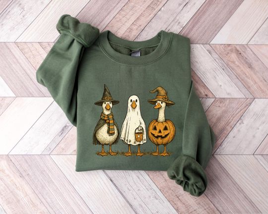 Discover Halloween Goose Shirt: Spooky Fall Tee