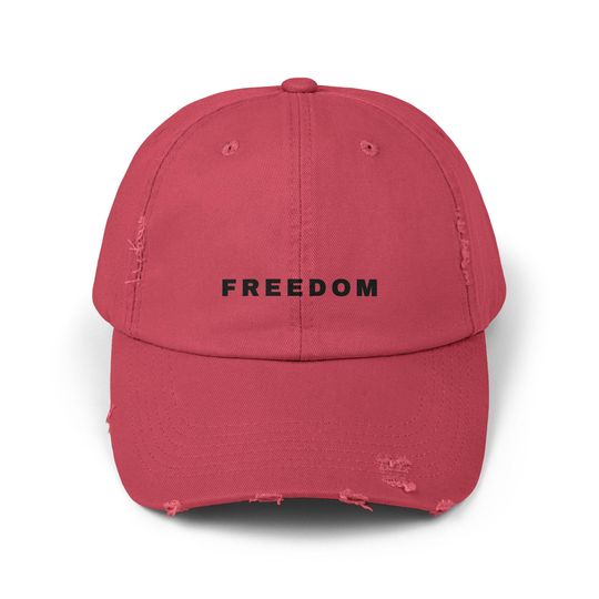 Charlie Kirk Distressed Cap, Freedom Cap, Rest in Peace Charlie Kirk Hat, Remembering Charlie Kirk Cap