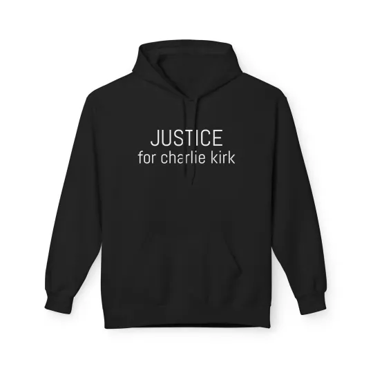 Justice for Charlie Kirk  Hoodie