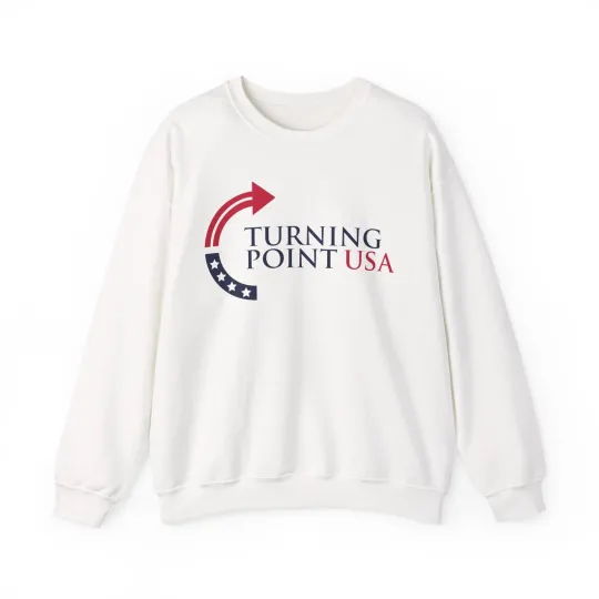 Charlie Kirk Turning Point USA Unisex Crewneck Sweatshirt