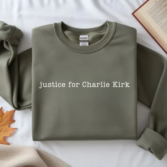 Discover Justice For Charlie Kirk Gildan Sweatshirt