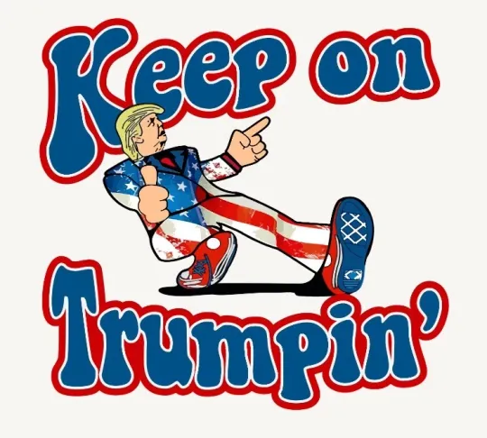 Discover Trump Keep on Trumpin Patriotic USA Made Sticker