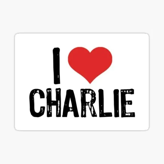 I Heart Charlie Kirk USA Sticker MAGA Trump Biden America