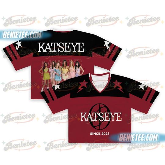 Discover Katseye Kpop Jersey Crop Top Fan Inspired Katseye Band Tee Graphic Kpop Shirt