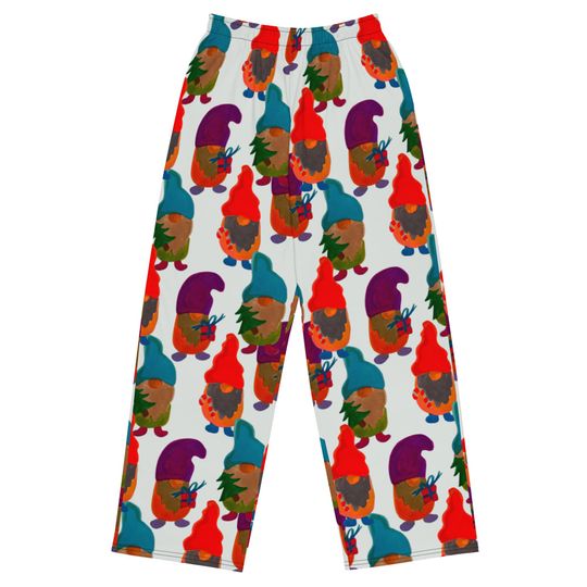 Discover Womens gnome pajama pants / Christmas lounge pants / Matching family pajamas