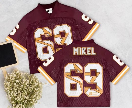 Custom Name And Number Maroon Mesh Baseball Jersey, Game Day Concert Jersey, Commitment Gift, Custom Text Baseball Jersey, Streetwear Squad