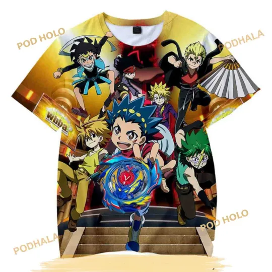 Discover Beyblade 3D T-Shirt for Men and Women