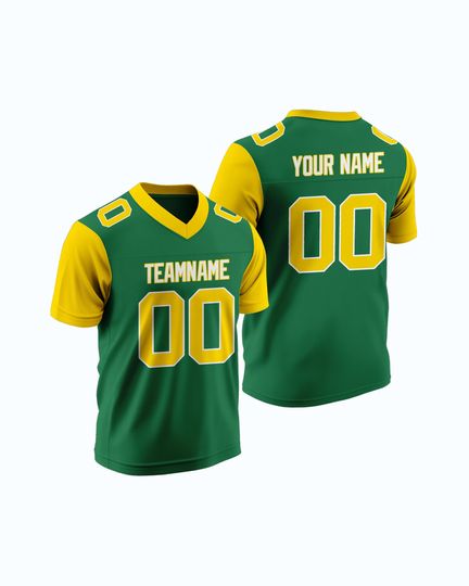 Discover Personalized American Football Rugby Jersey Custom Name and Number Stitched or Heat Press Breathable Mesh for Sports Training and Events