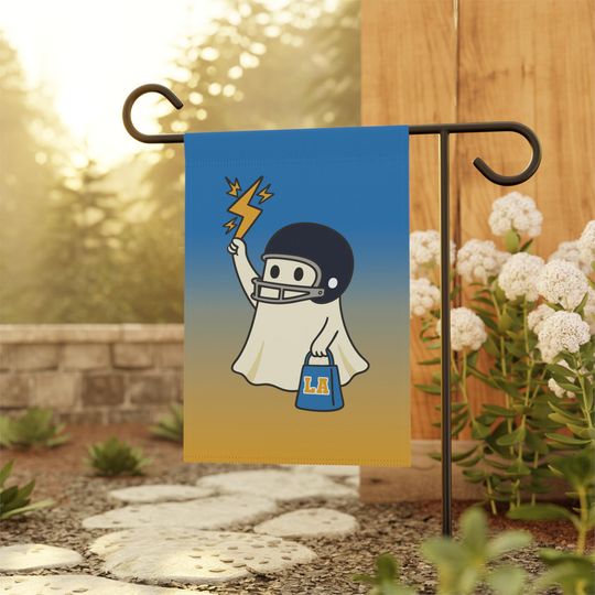 Discover Halloween Ghost Flag, Los Angeles Football Team Chargers Garden Flag, Football Lovers Flag