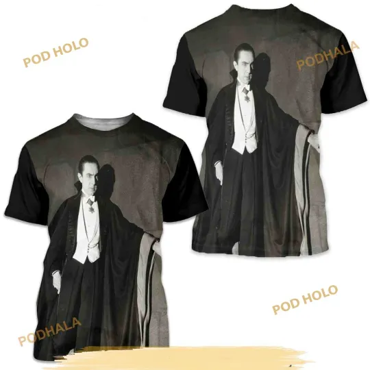 Discover Bela Lugosi Panel 3D T-Shirt