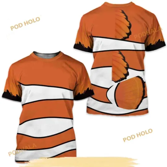Marlin 3D T-Shirt, Finding Nemo Costume T-Shirt