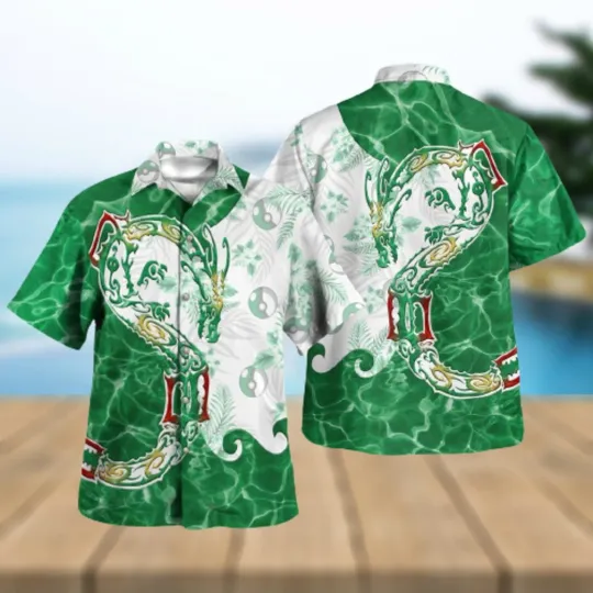 Discover Tribal Rayquaza Hawaiian Shirt