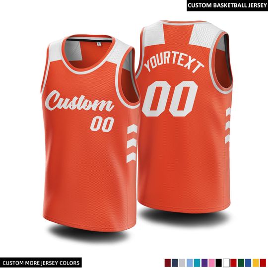 Personalized Basketball Jersey - Heat-Printed Custom Team Uniforms for Players, Sports Events, Training, and Fans Globally