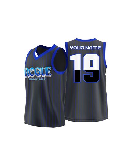 Discover Custom Rogue Allstars Hot Press Cheer Jersey Personalized Name Number Youth Uniform