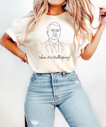 Discover Charlie Kirk Bulletproof Ideas T-Shirt, Pray for Charlie Kirk, Trump Political T-Shirt