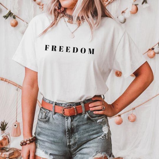 Charlie Kirk Freedom T-Shirt, Justice for Charlie Tee, Pray for Charlie Shirt