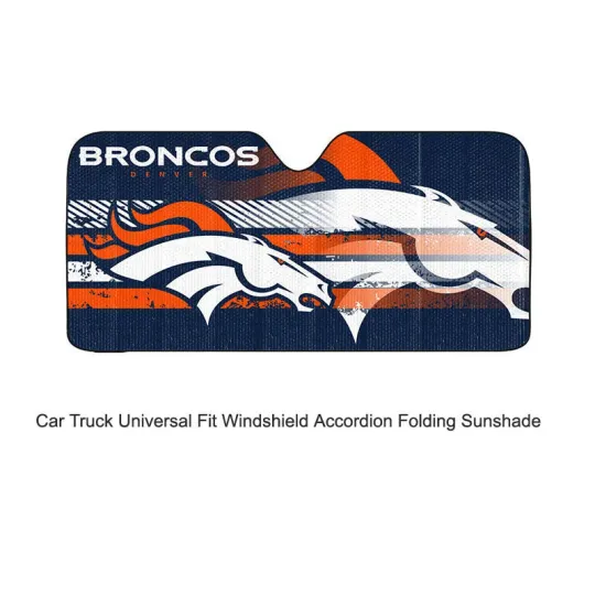 football Denver Broncos Car Sun Shade