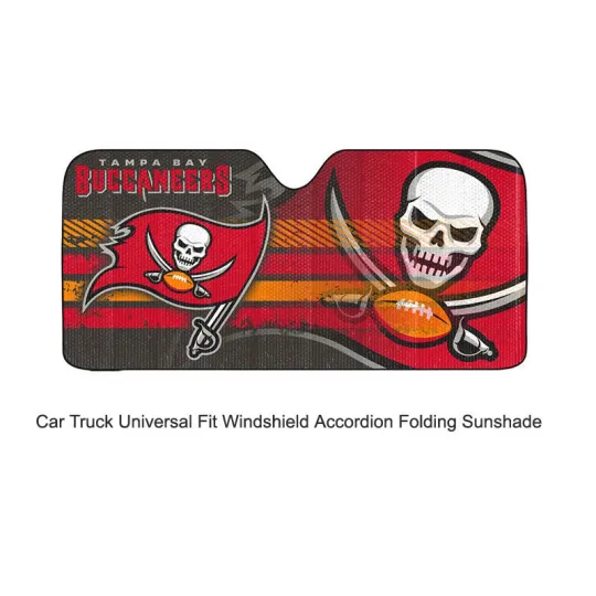 football Tampa Bay Buccaneers Car Sun Shade