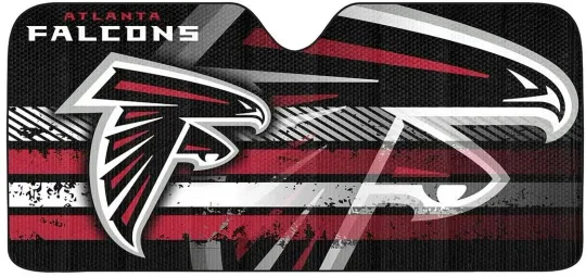 Discover Fanmats Team Promark football Atlanta Falcons Car Sun Shade